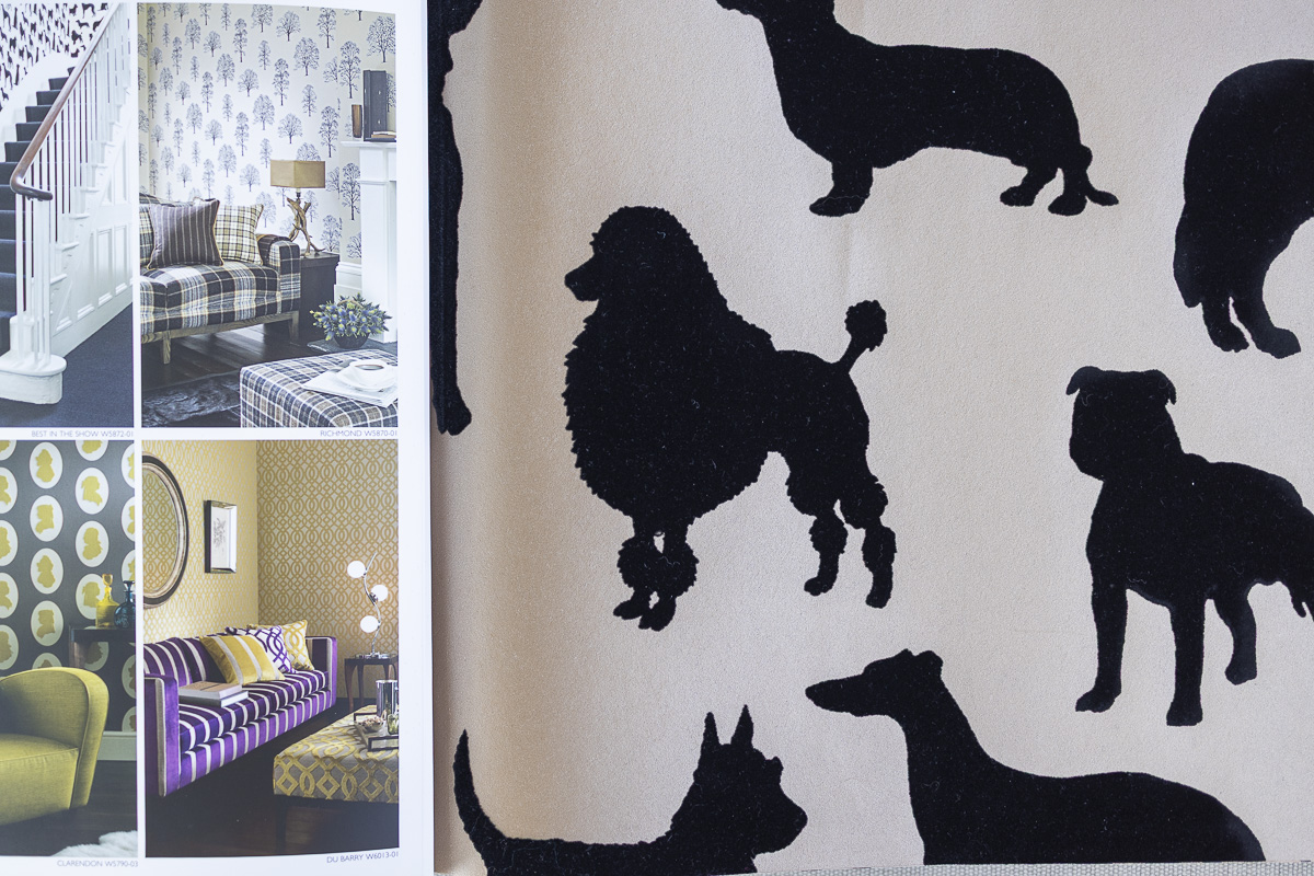 Oude behangcollecties voor Circulaire materiaaltests