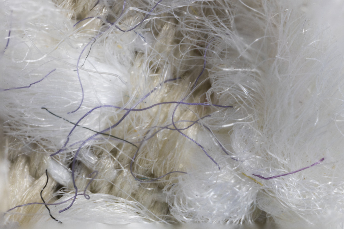 ultra macto photo of boucle fabrics