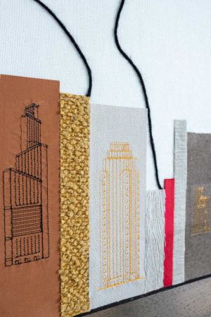 Prototype of Organic textile wall object