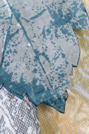 hand cuts for biophilic textile panels