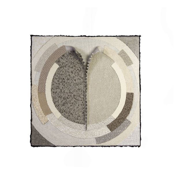 Geometrische wandobjecten met parels