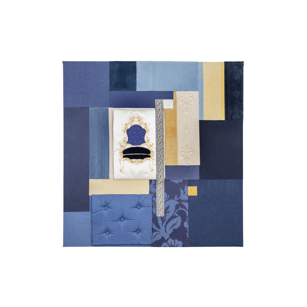 Upcycled materials used in Heritage Material Design series by Elena Kamphuis Studio