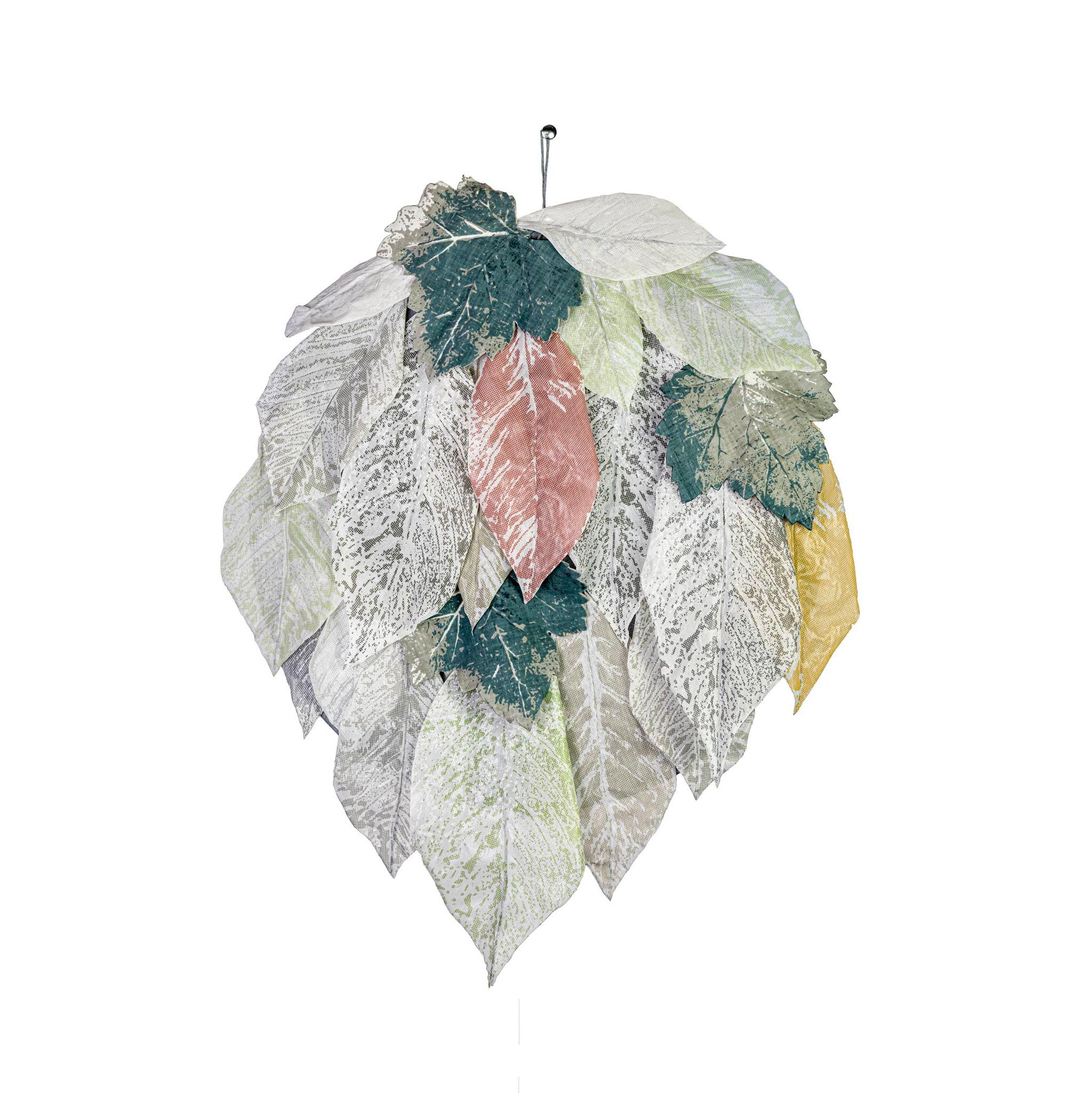 Patterns of Life wall piece, sustainable design made from upcycled materials