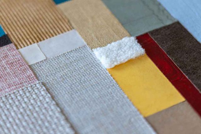 Detail of sustainable wall panel texture